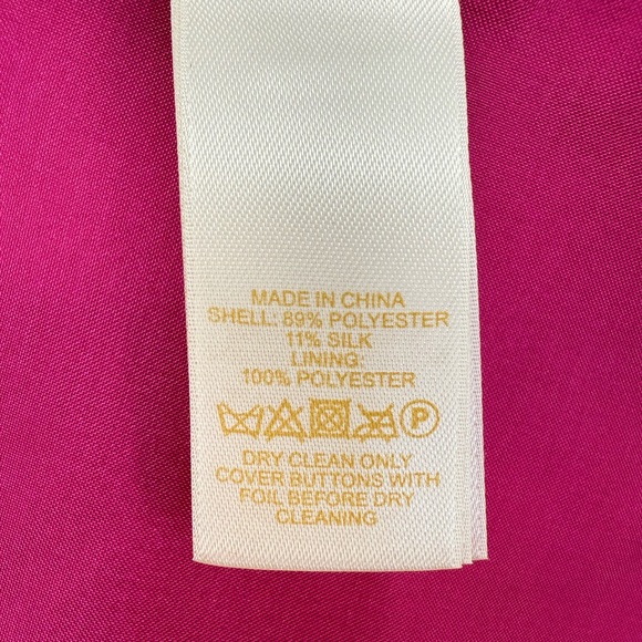 Kate Spade NY Hot Pink Peekaboo Back Sheath/A-Line Dress Size 6 - Picture 9 of 11